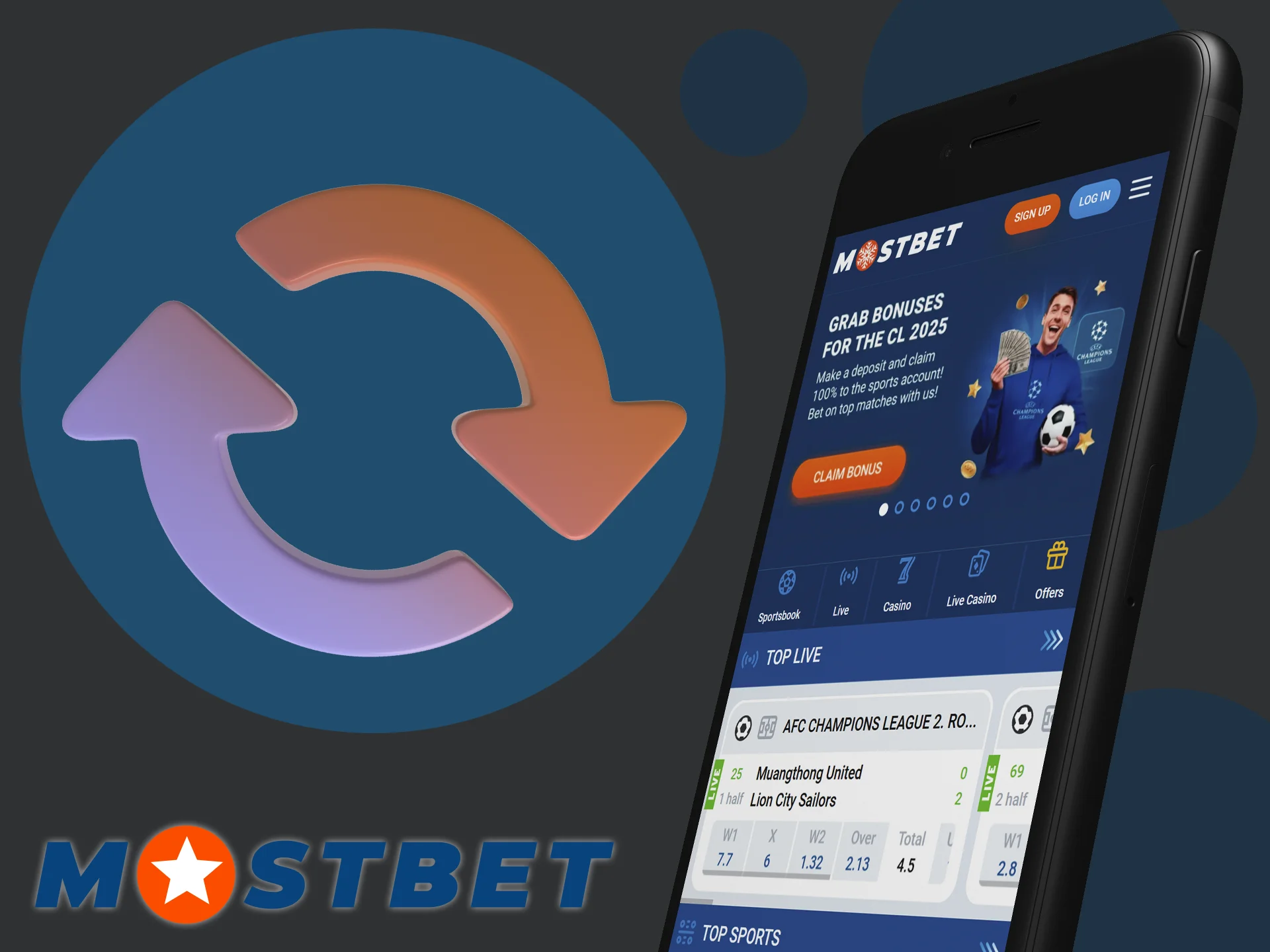 What you need to do to update Mostbet app for iOS device.