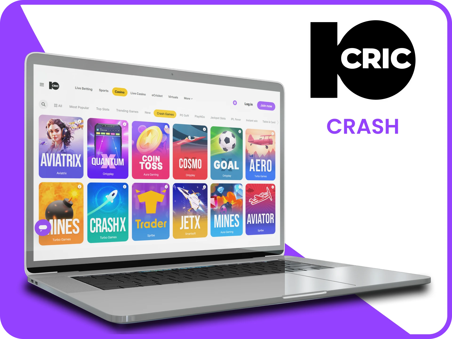 Try 10Cric crash games and test your luck.