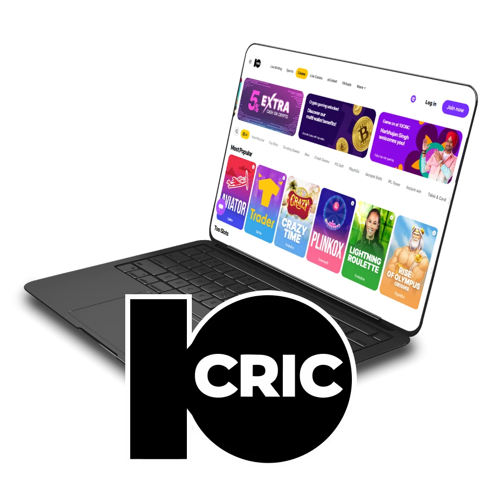 Play at 10Cric online casino in bangladesh and get bonuses and winnings.