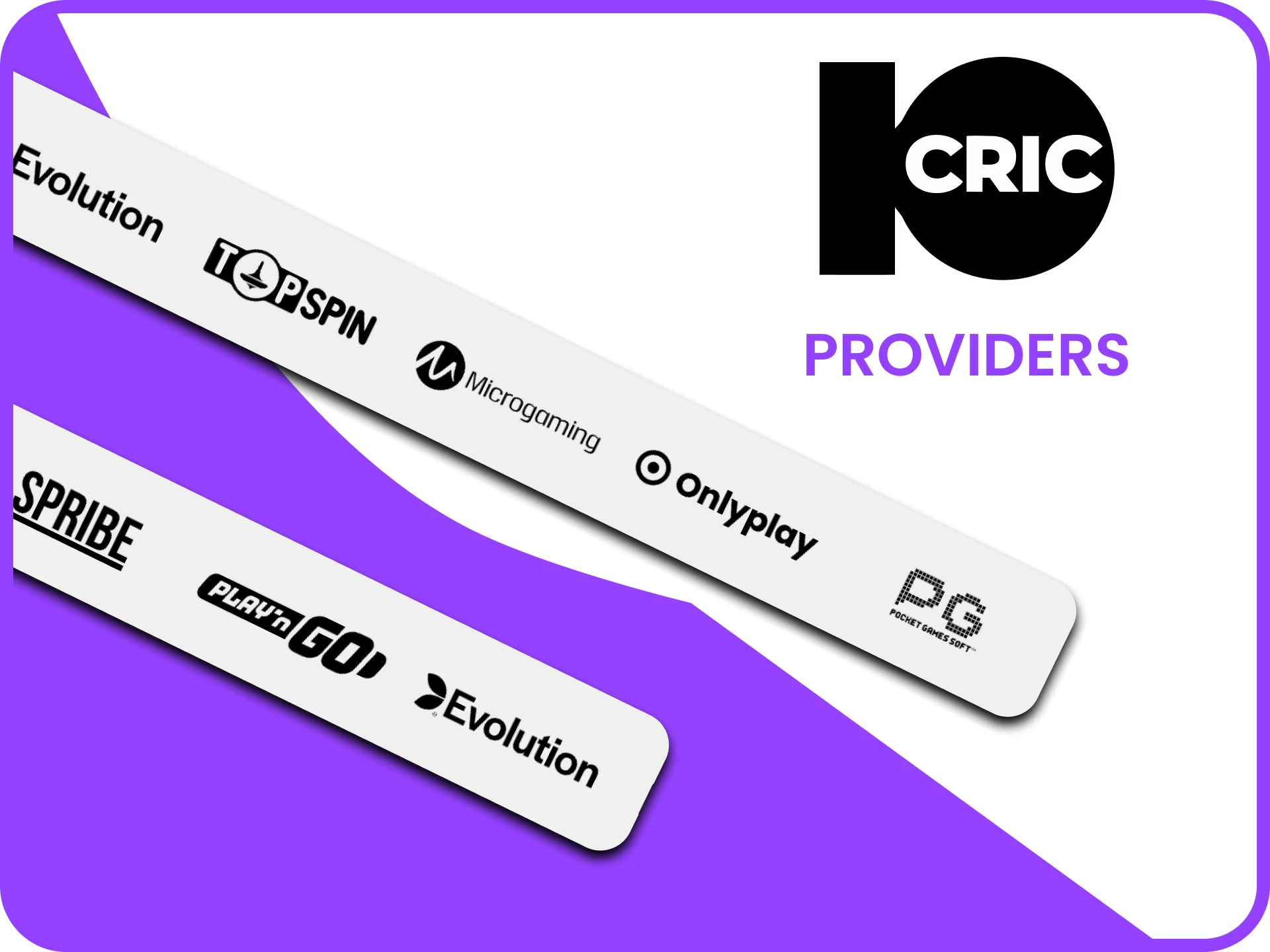 Top game providers at 10Cric casino for maximum entertainment.