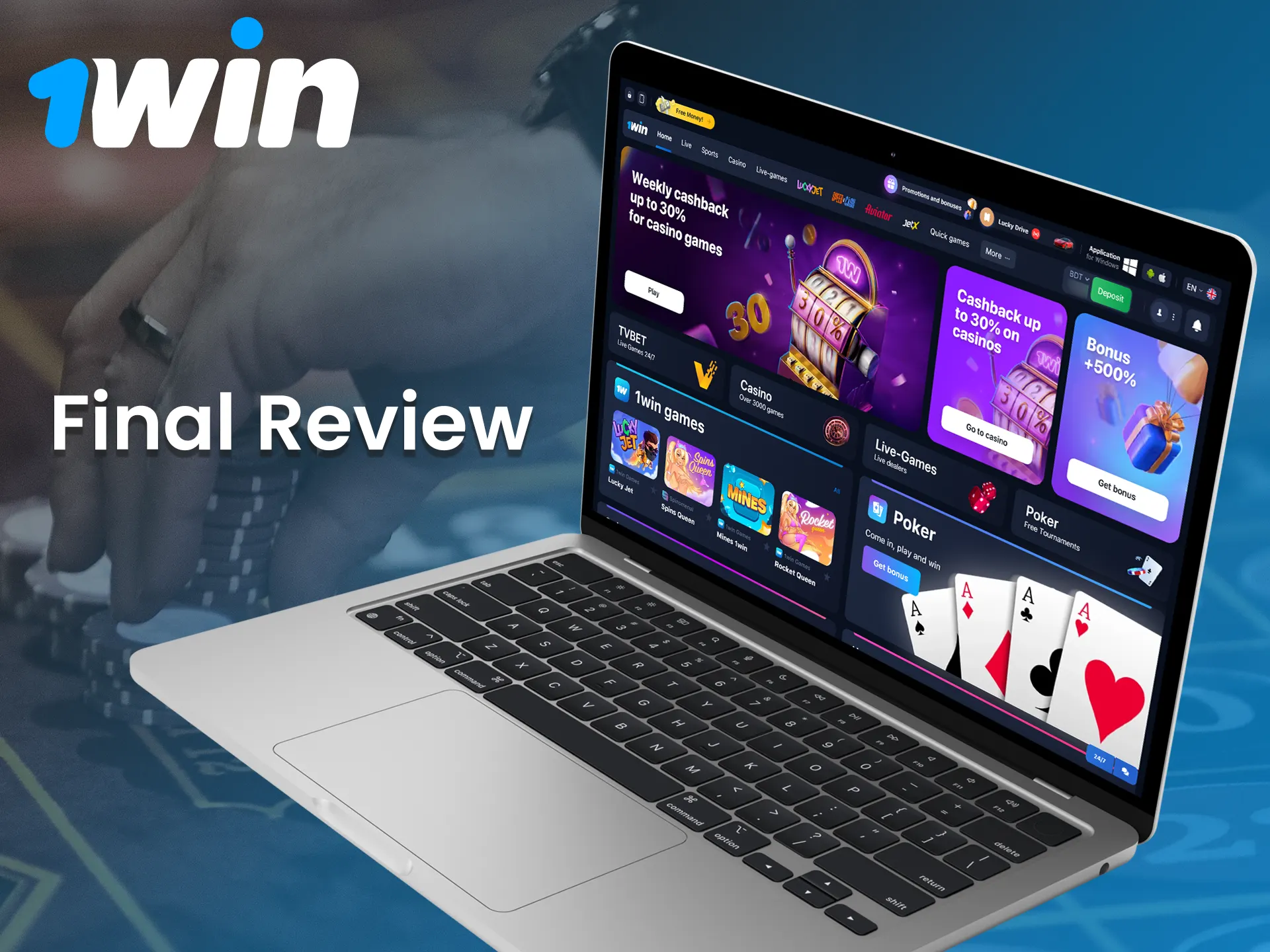 In conclusion, 1Win website is one of the best for online gambling.