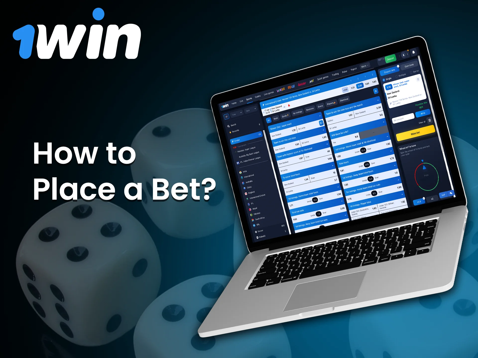 Learn how to place a bet on 1win and win big.