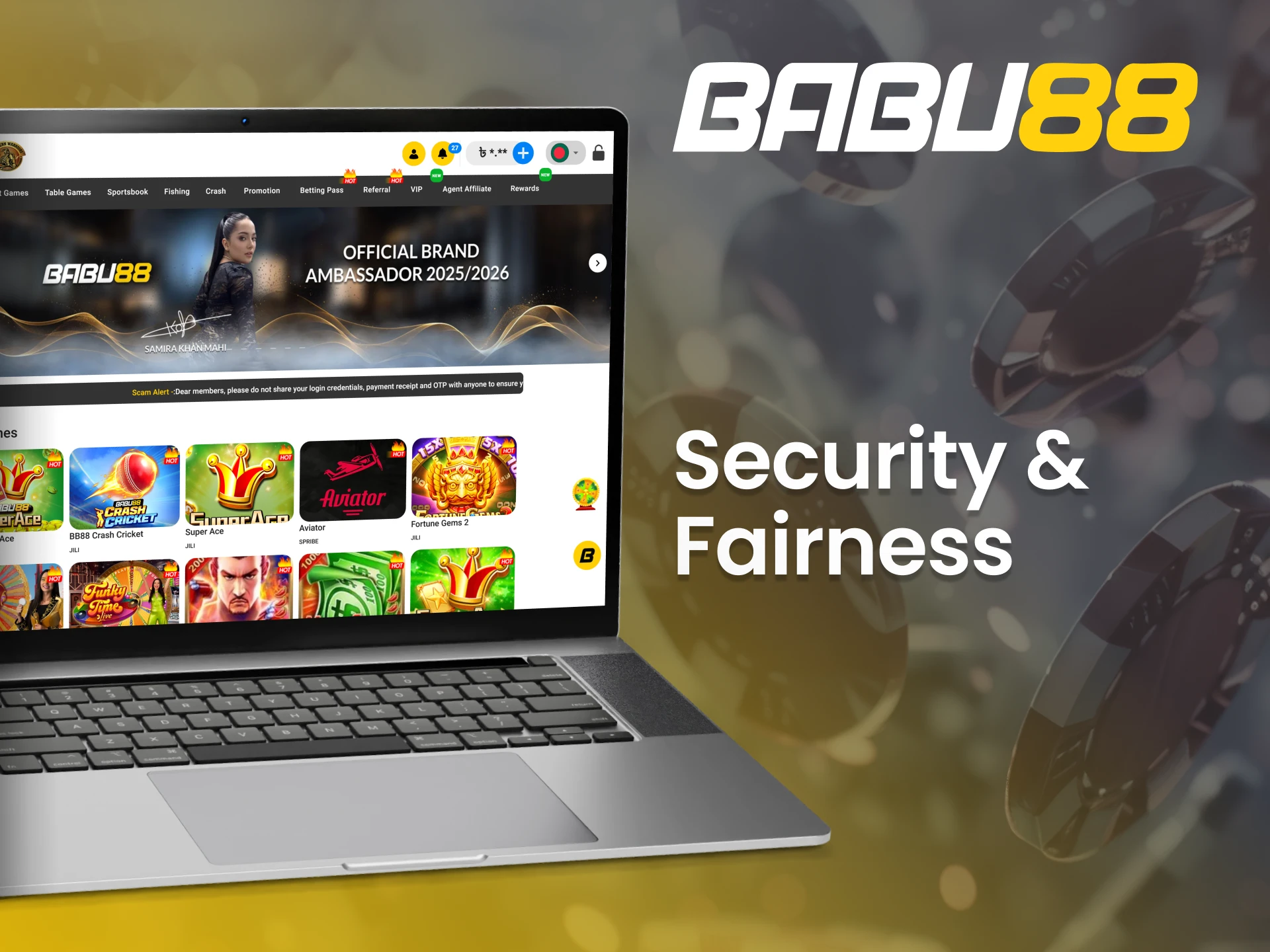 Babu88 ensures a safe and reliable gaming experience.