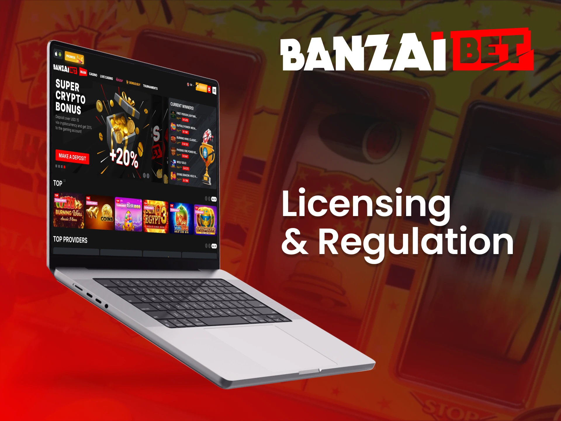 BanzaiBet is the licensed casino of choice in Bangladesh.