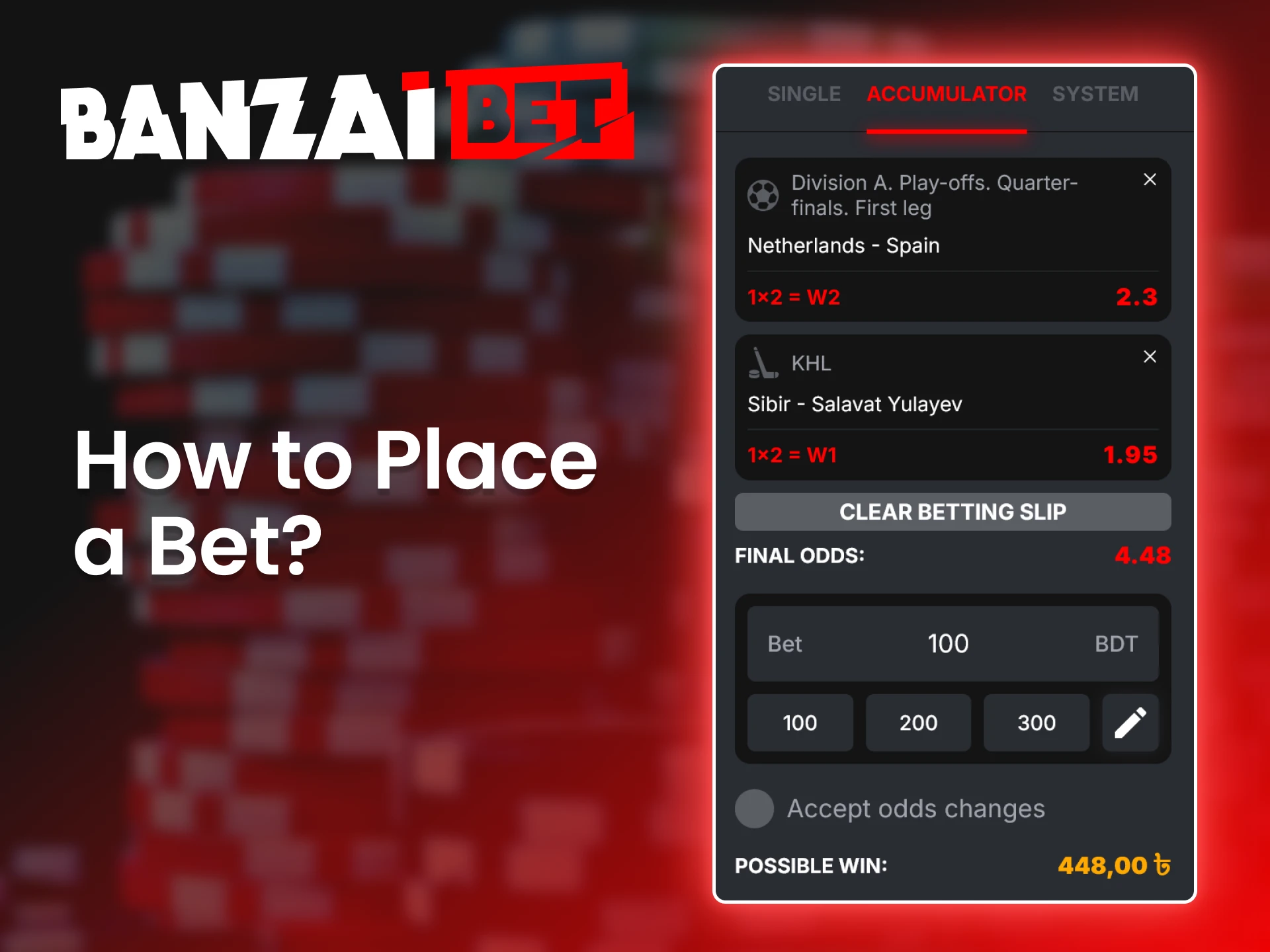 Place your bets and enjoy the excitement with BanzaiBet.
