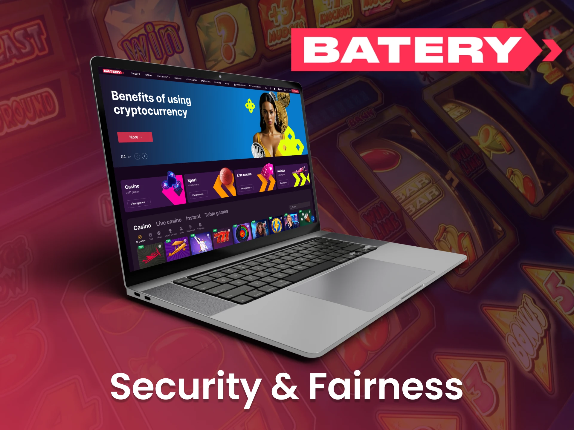 Batery casino guarantees a secure and enjoyable gambling experience.