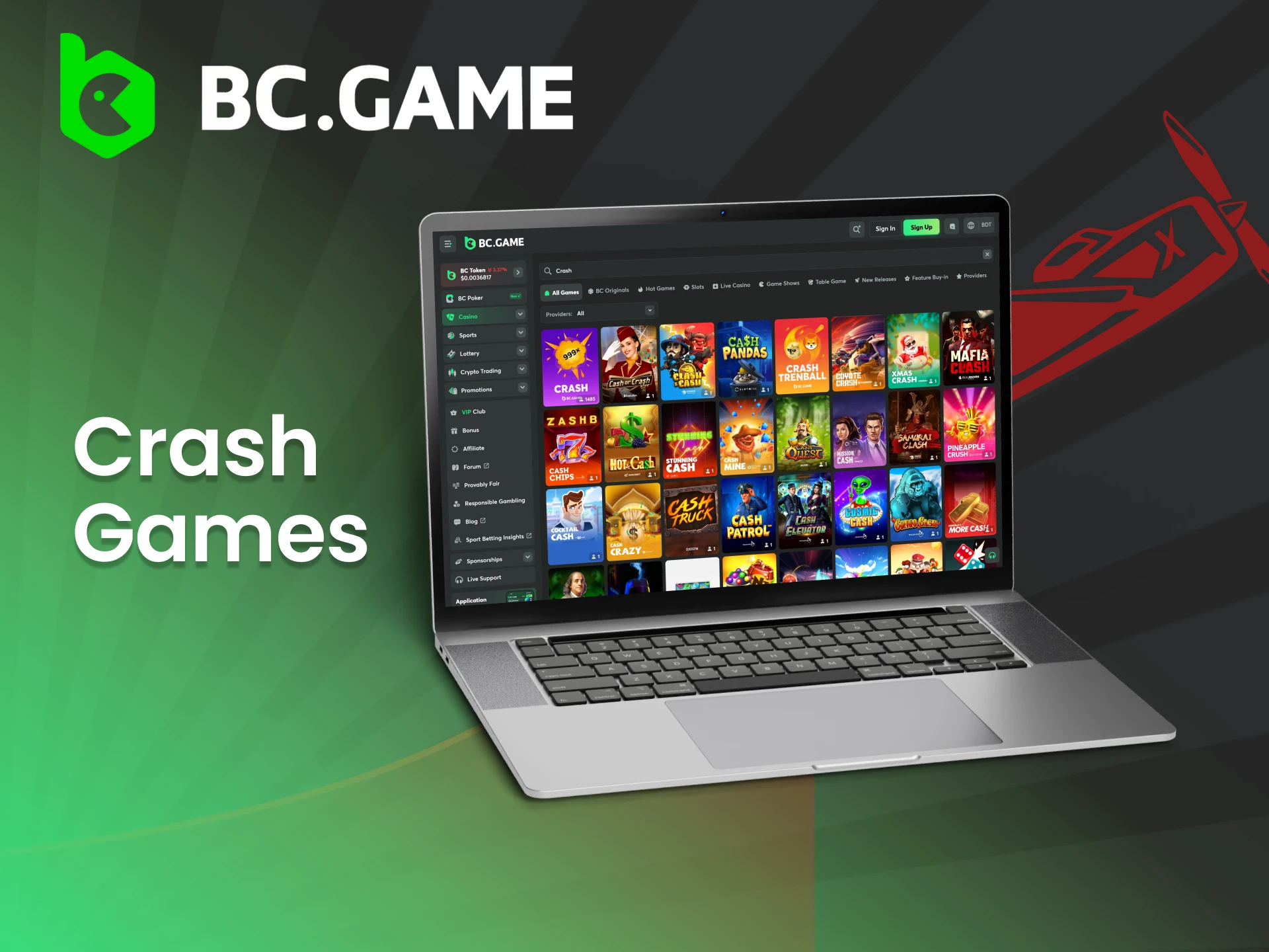 Put your nerves to the test with the thrilling crash games at BC Game.