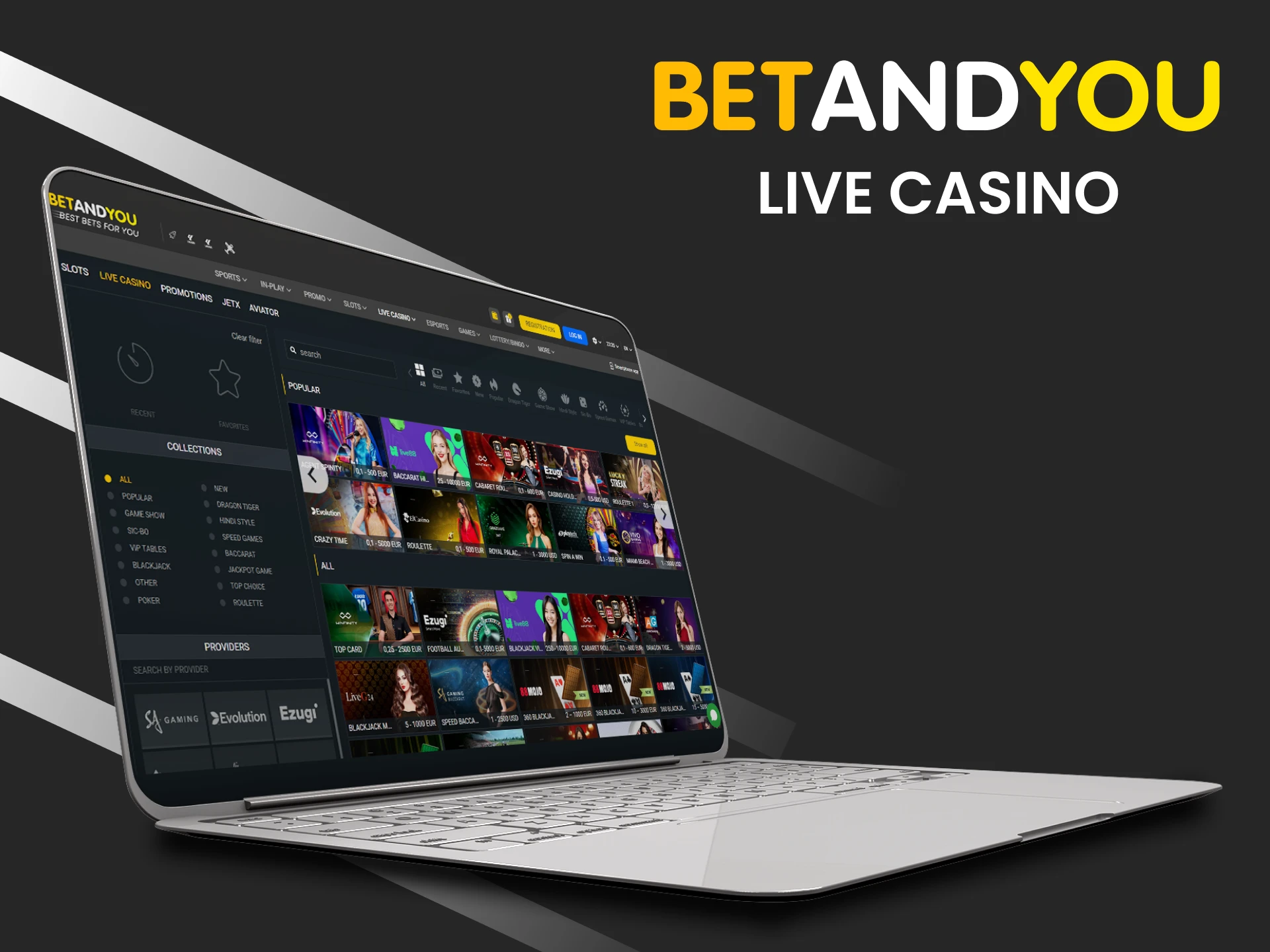 Enjoy Betandyou live casino games for a real thrill.