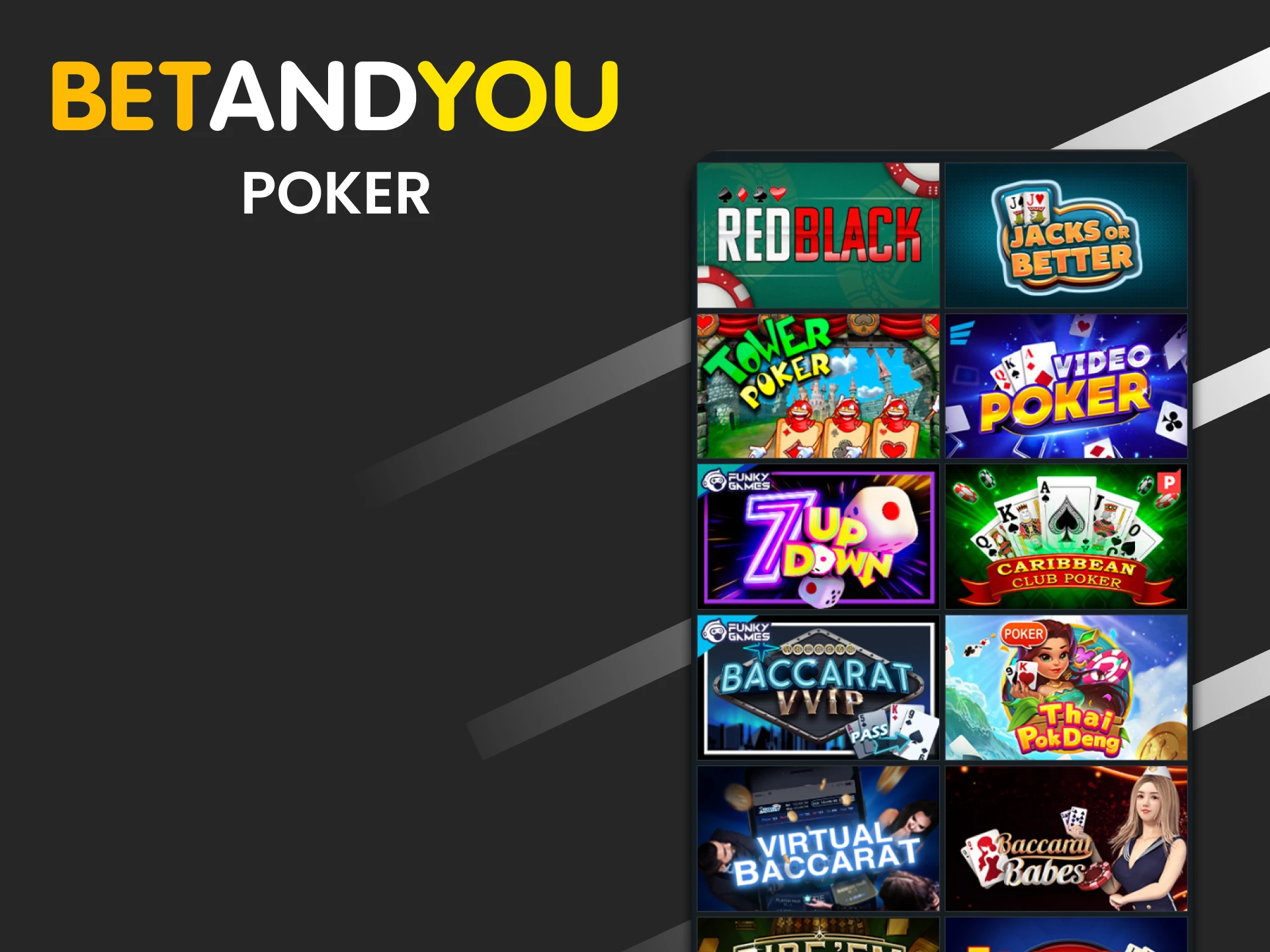 Join Betandyou poker room for a real challenge and big wins.