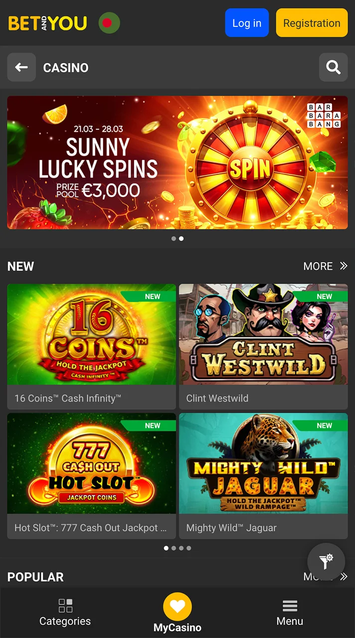 Betadyou casino page play and win big today.