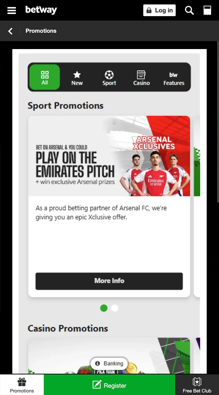 Betway bonuses page claim exciting rewards now.