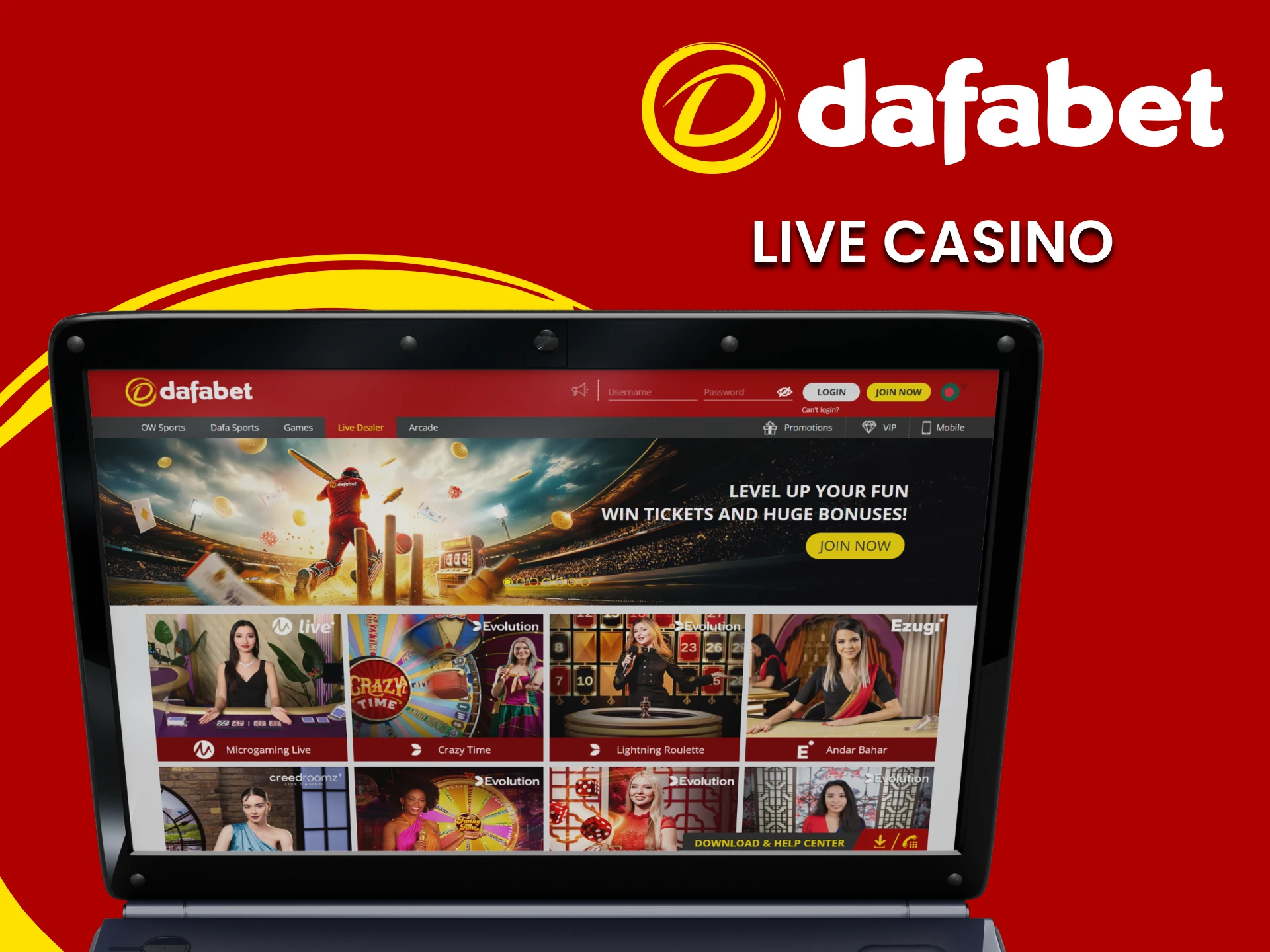 Dafabet live casino games experience real dealers and thrilling action.