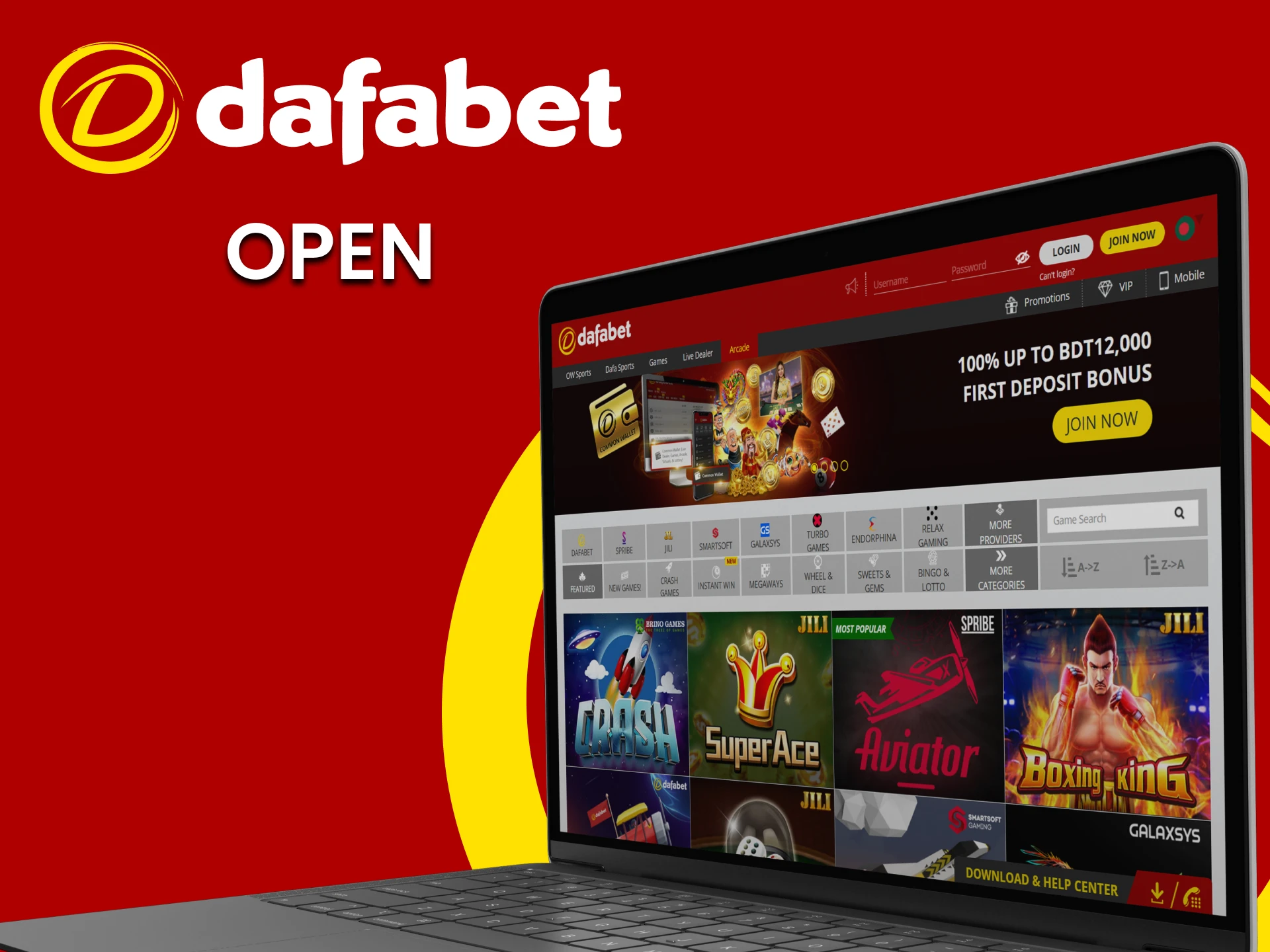 Open the Dafabet site and start your journey.