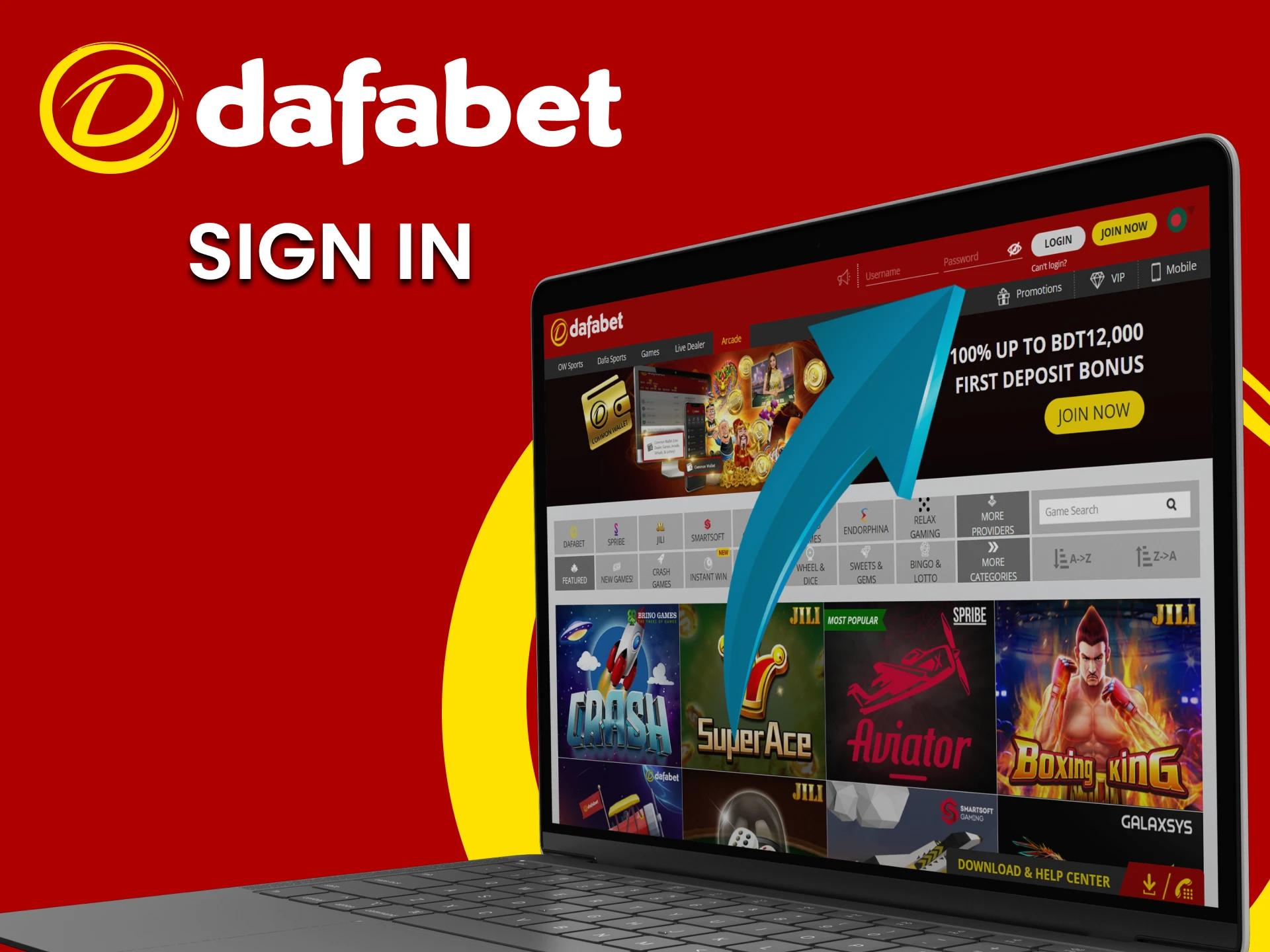 Sign in to Dafabet and start playing today.