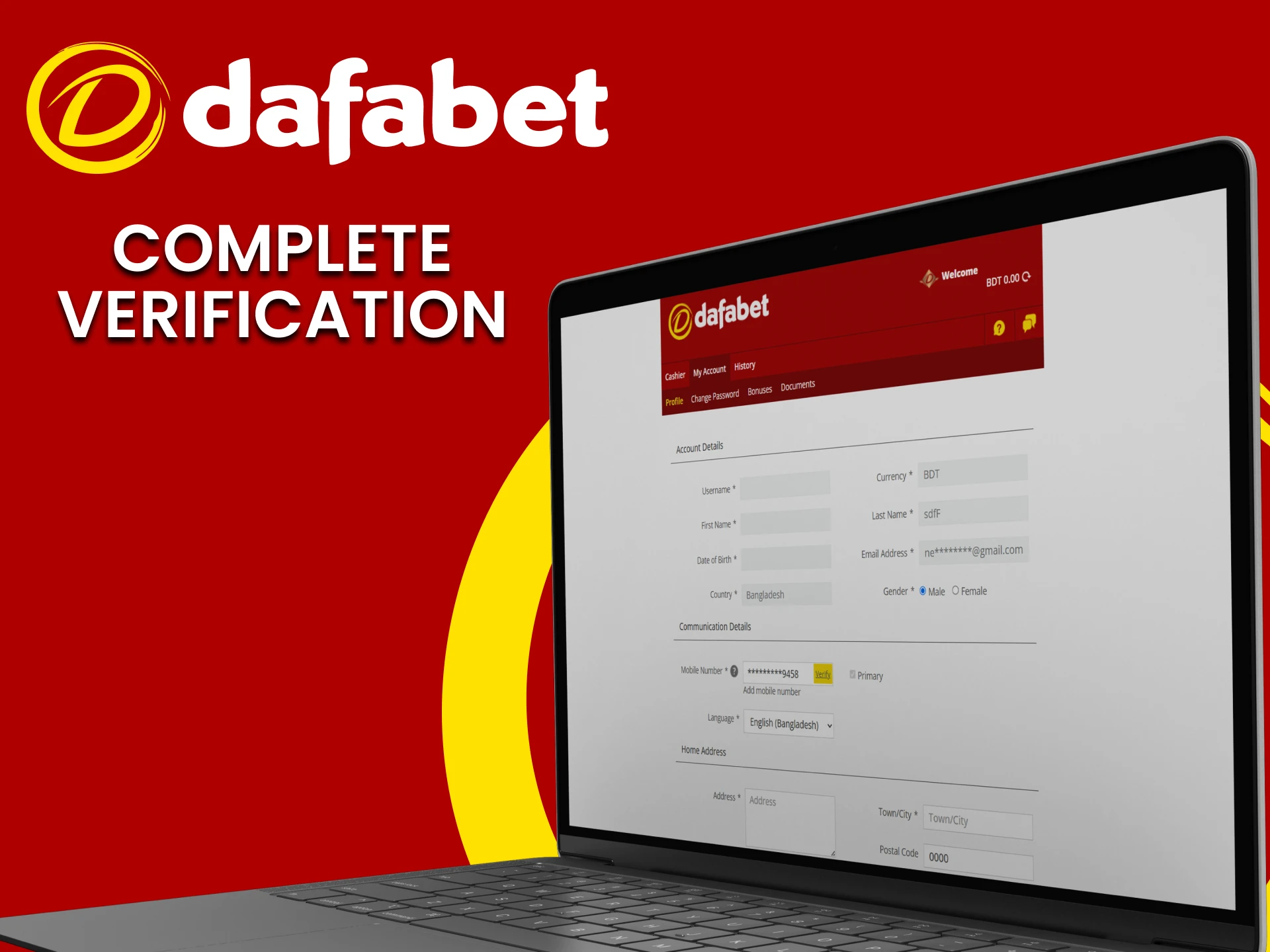 Complete Dafabet verification and ensure safety.