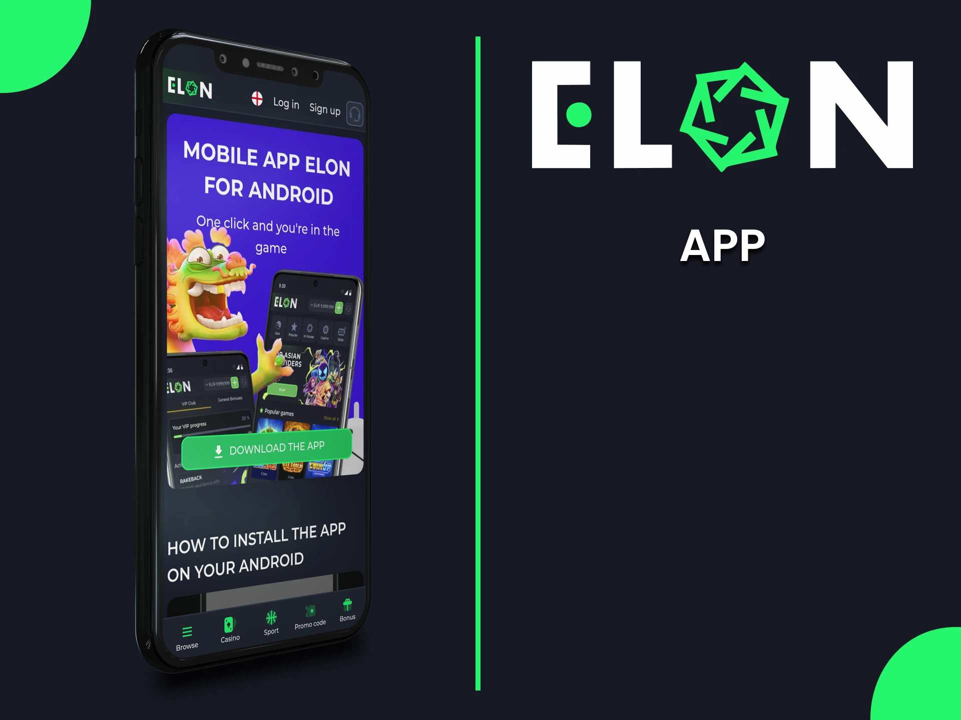 How to install the ElonBet mobile app and play anywhere.