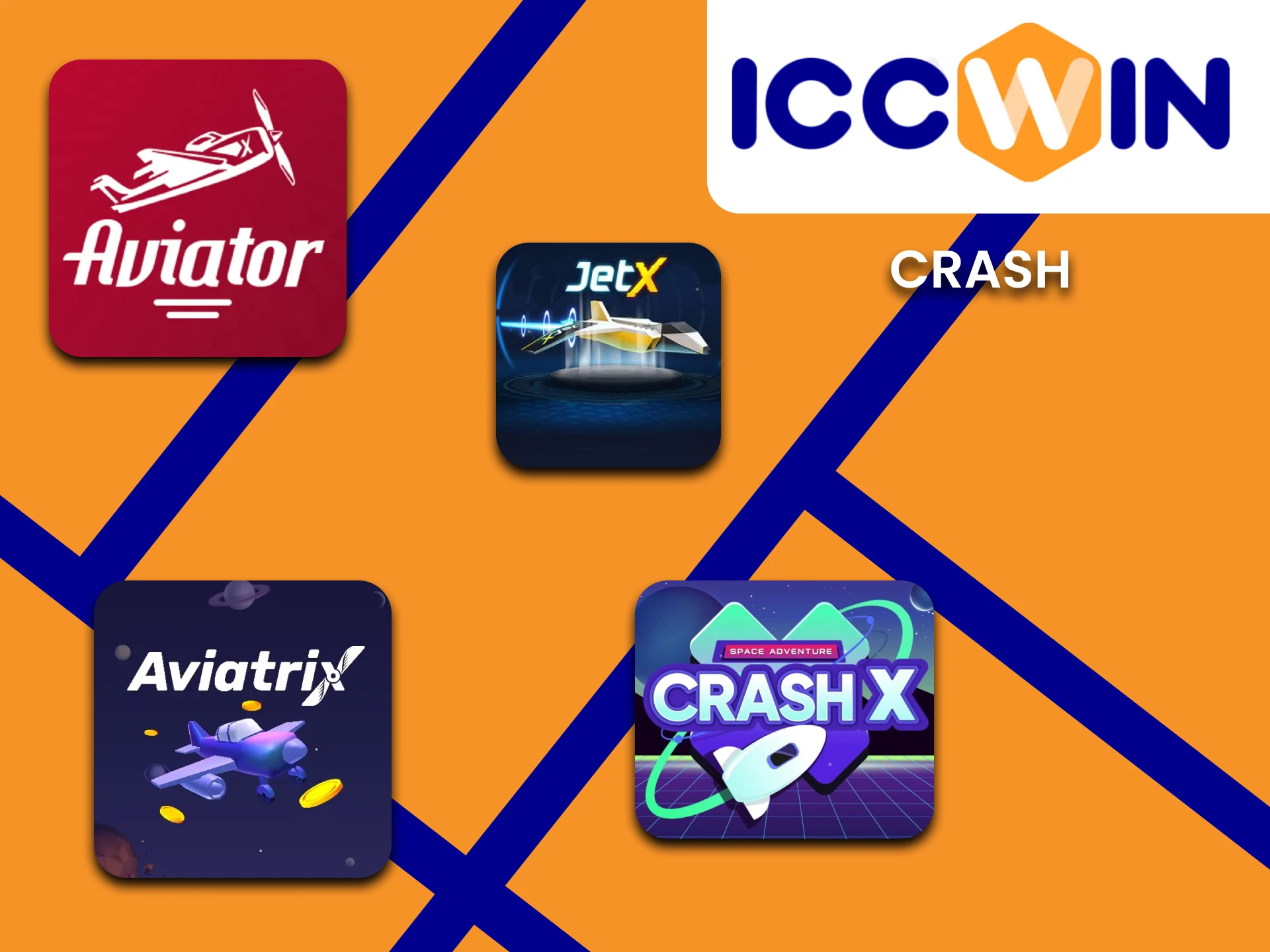 Try your luck with ICCWin crash games and win big.