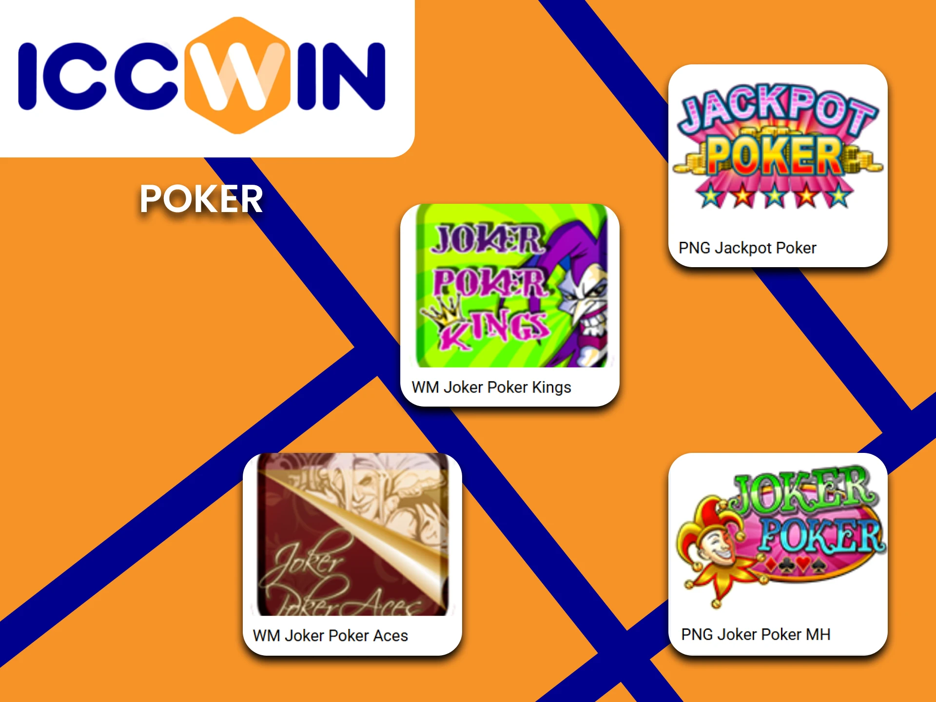 Join ICCWin poker room for a real challenge and big wins.