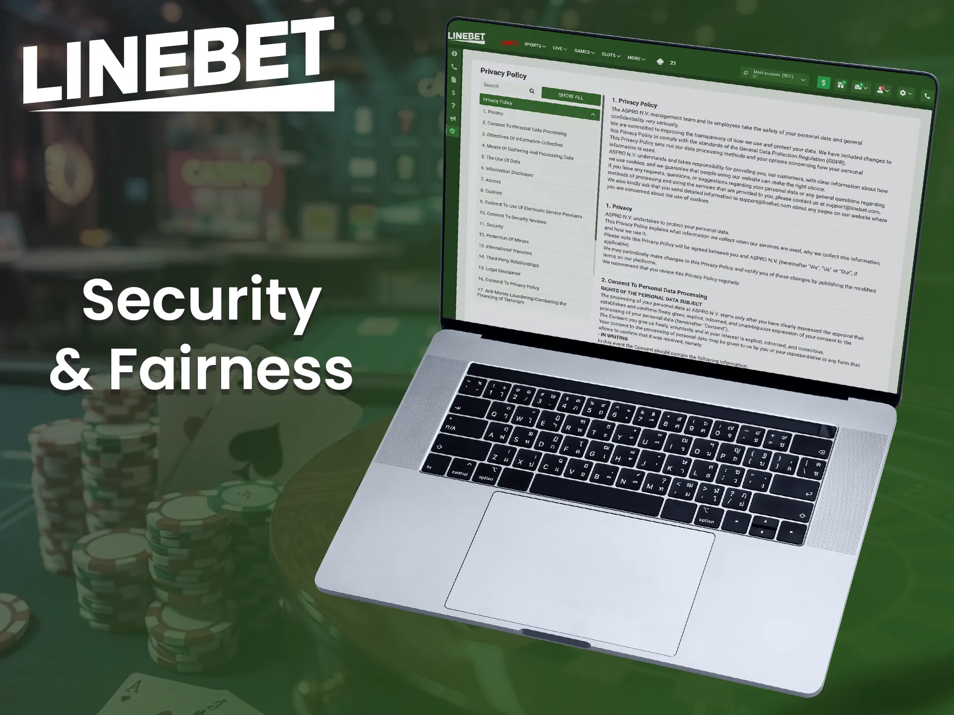 Linebet platform focuses on ensuring fair play.