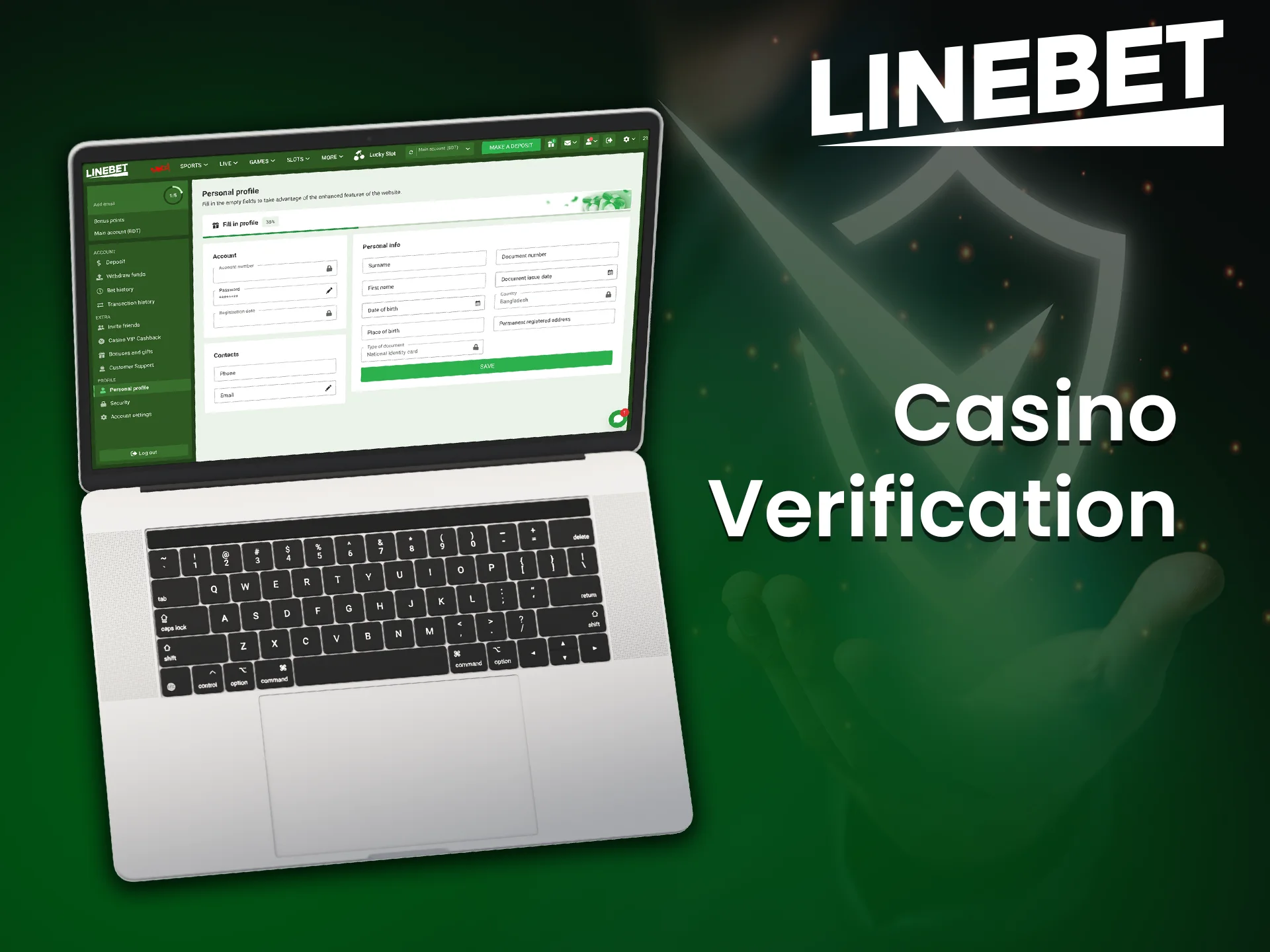 Linebet casino verification ensures safety and transparency.