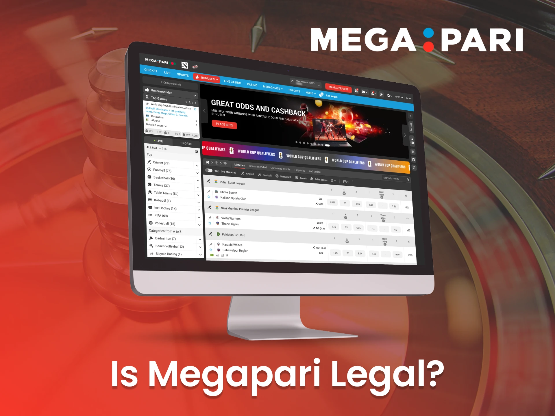 Stay mindful while enjoying your experience at Megapari online casino.