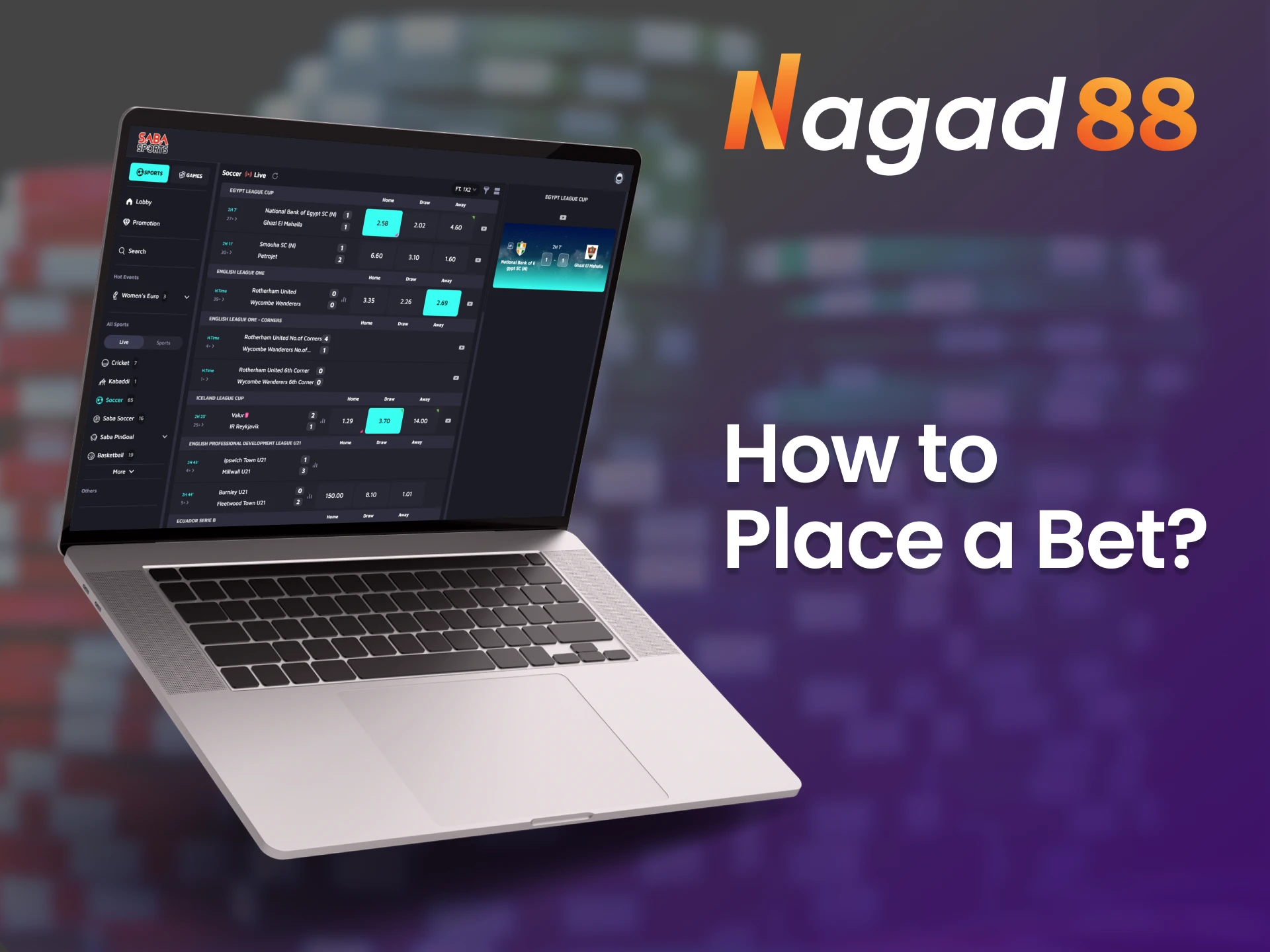 Enjoy hassle-free betting at the Nagad88 online casino.