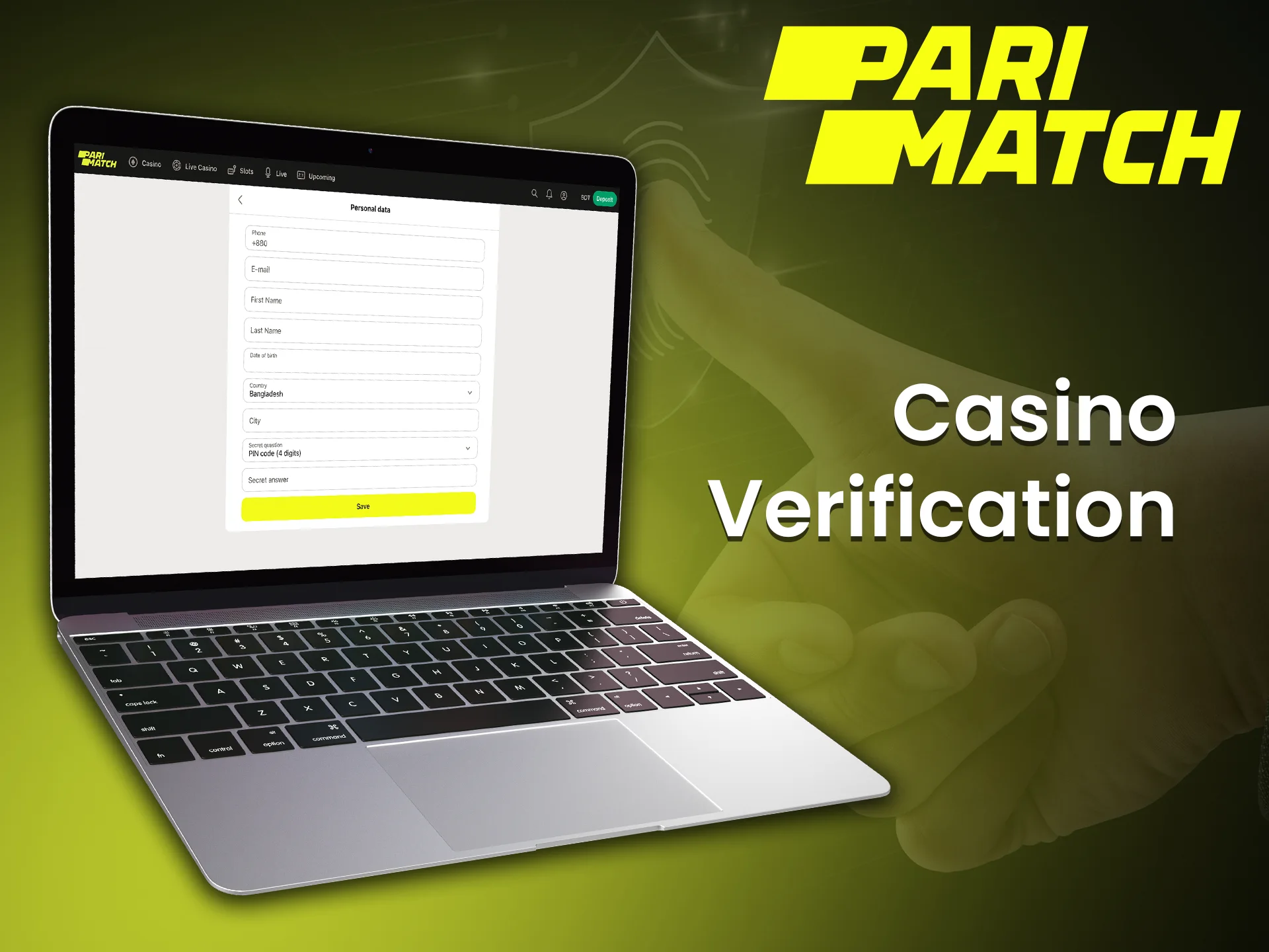 Parimatch casino verification guarantees security and fairness.