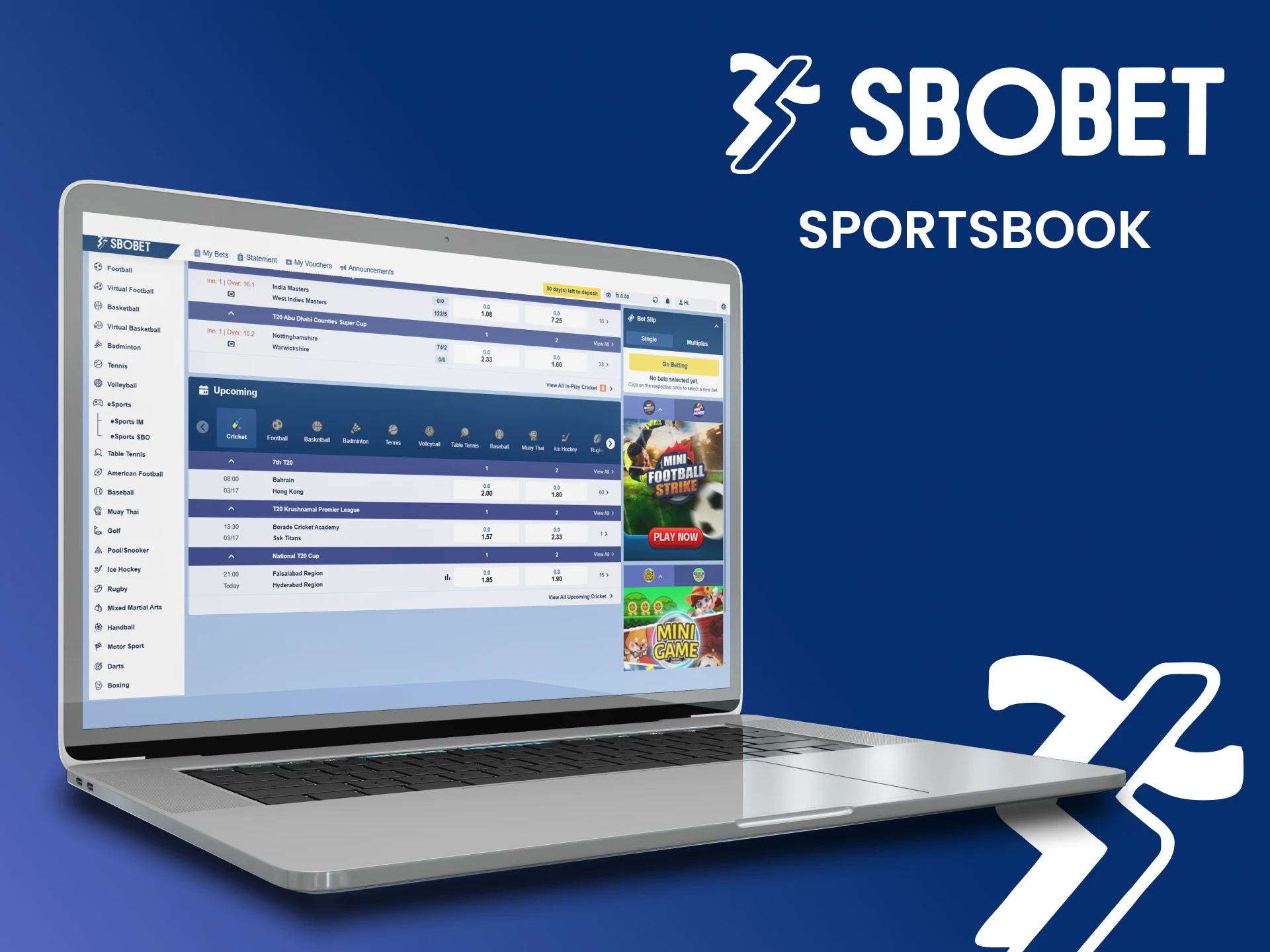 Bet on your favorite sports at Sbobet sportsbook.