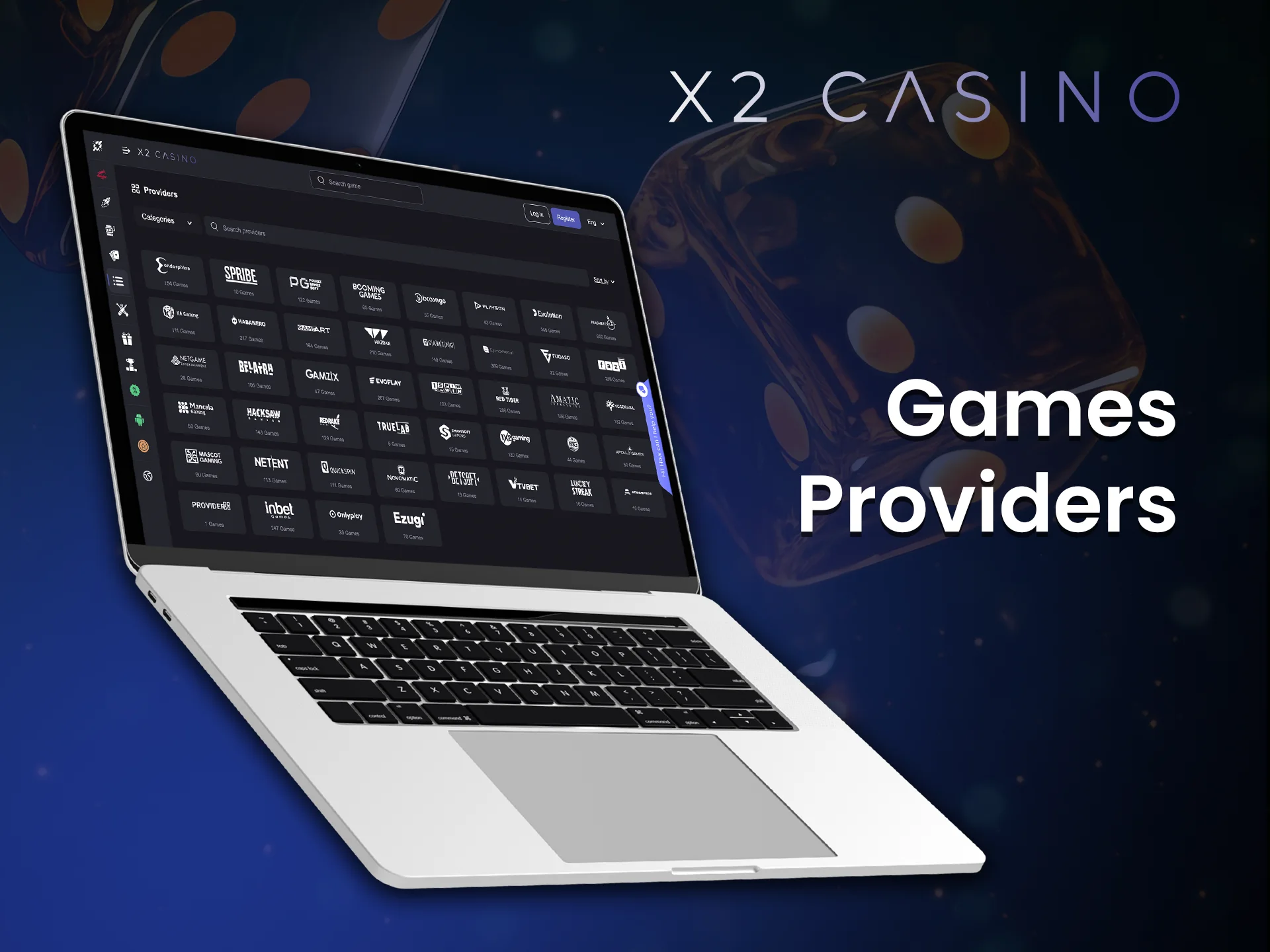 Discover the best X2 Casino games providers for premium gameplay.