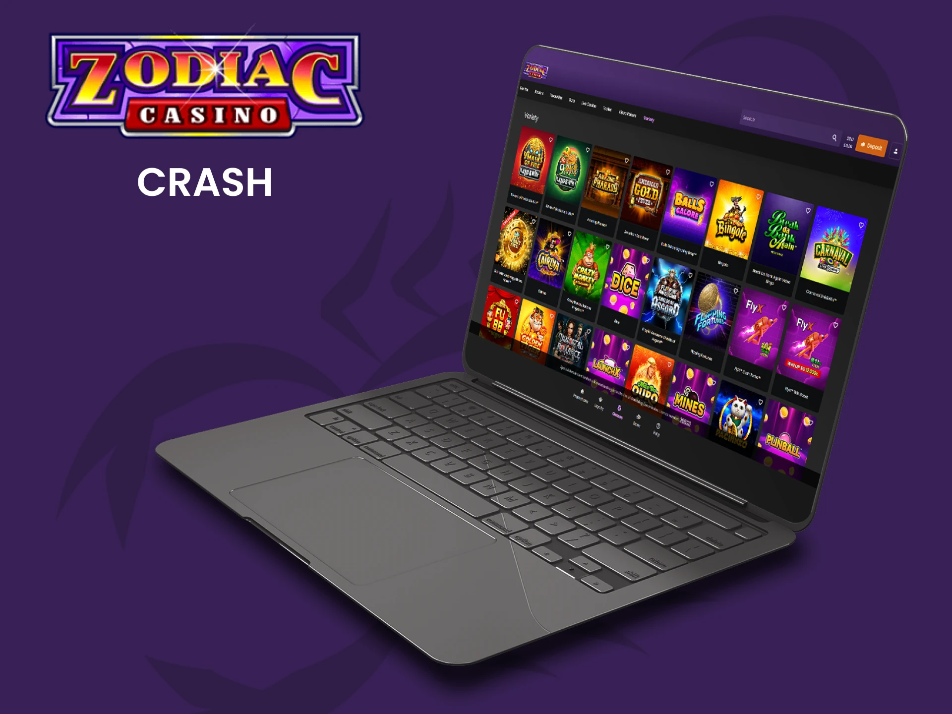 Try your luck with Zodiac crash games and get big rewards.