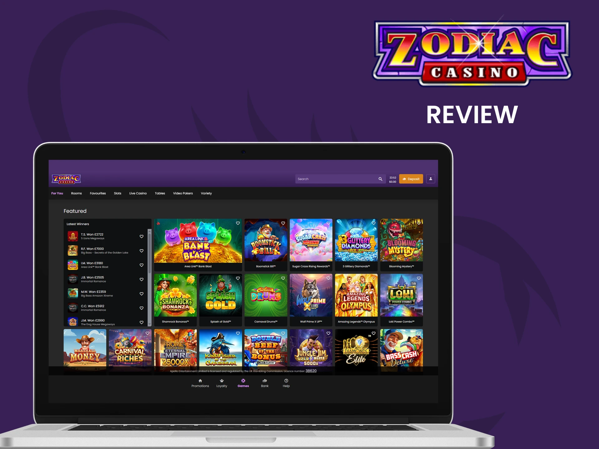 Read the final Zodiac review and start winning today.