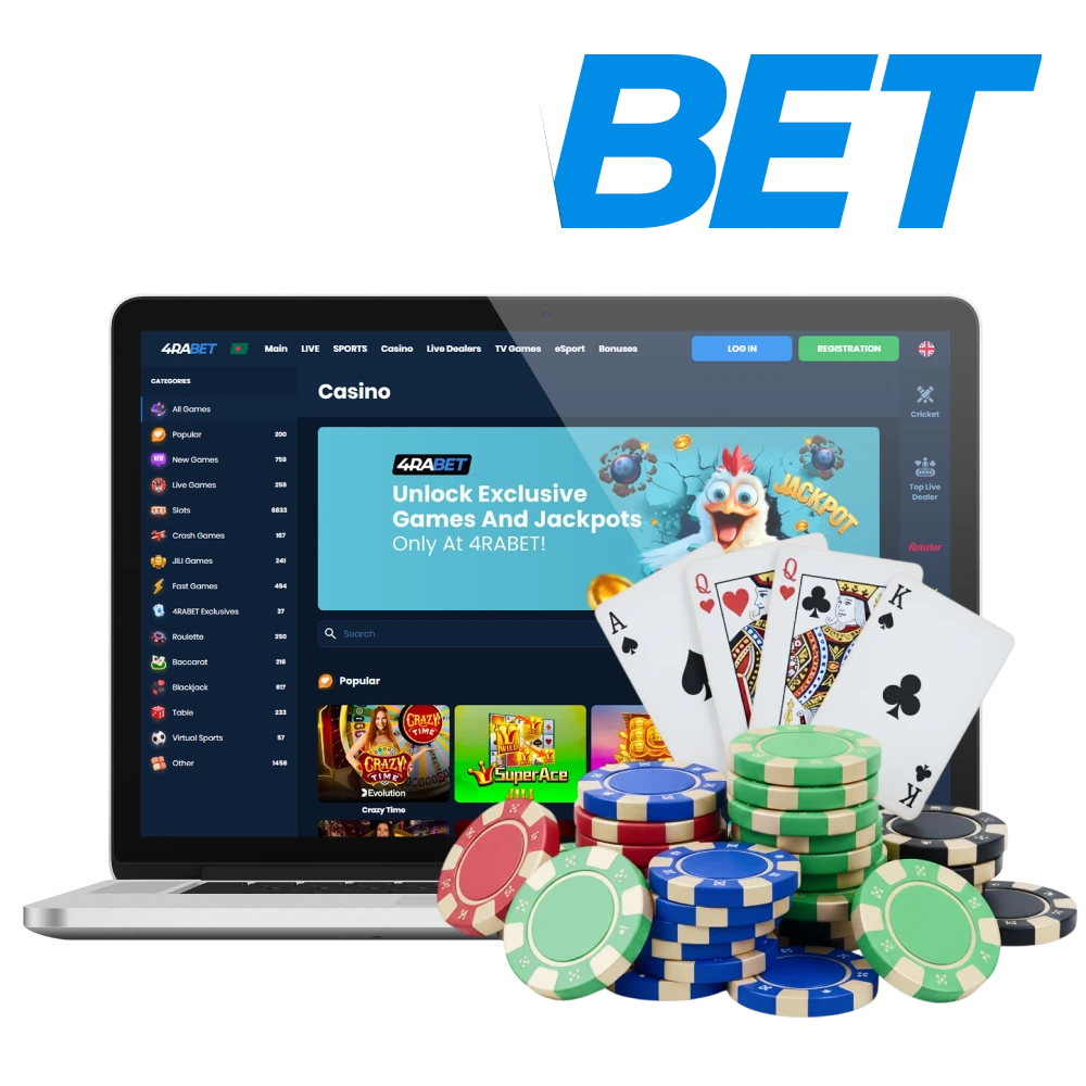 Explore the massive selection of winning casino games available at 4Rabet today.
