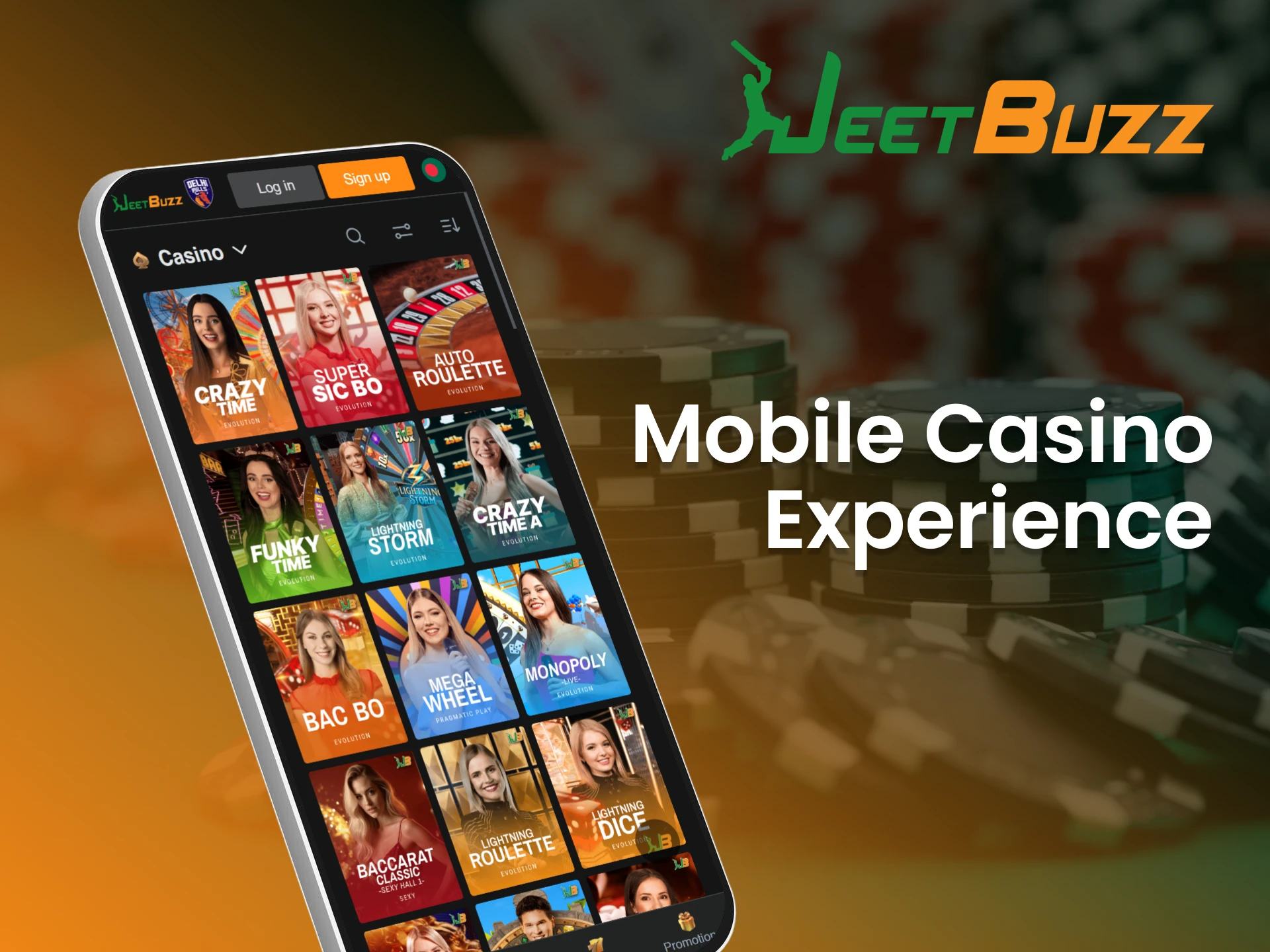 Get the best mobile casino experience for seamless gaming on any device with JeetBuzz.
