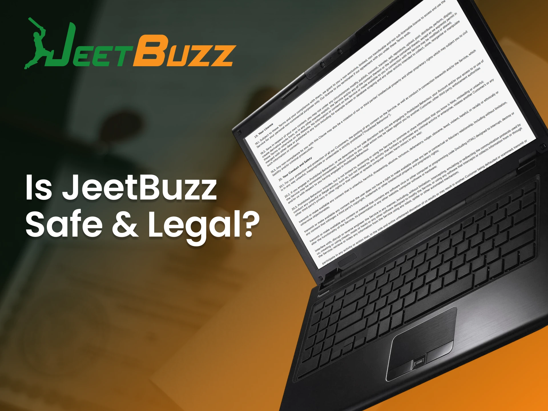Play with confidence knowing JeetBuzz is a safe and legal regulated platform.