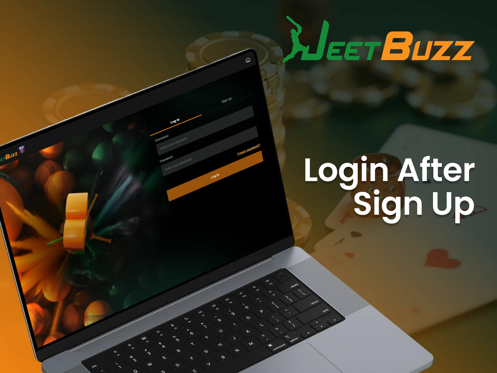 Learn how to login after sign up to access your new JeetBuzz account right away.