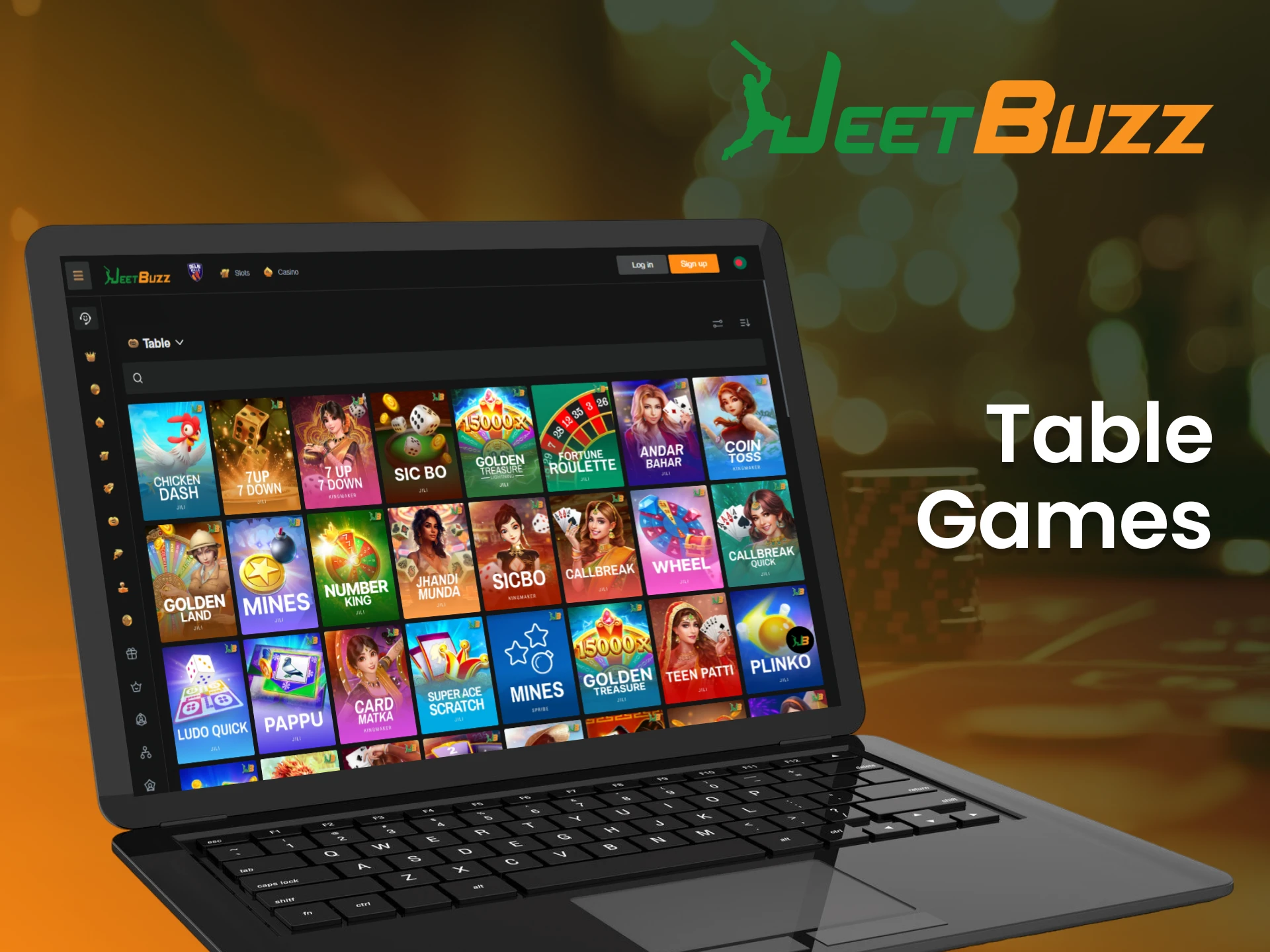 Master the classic table games offered by JeetBuzz.