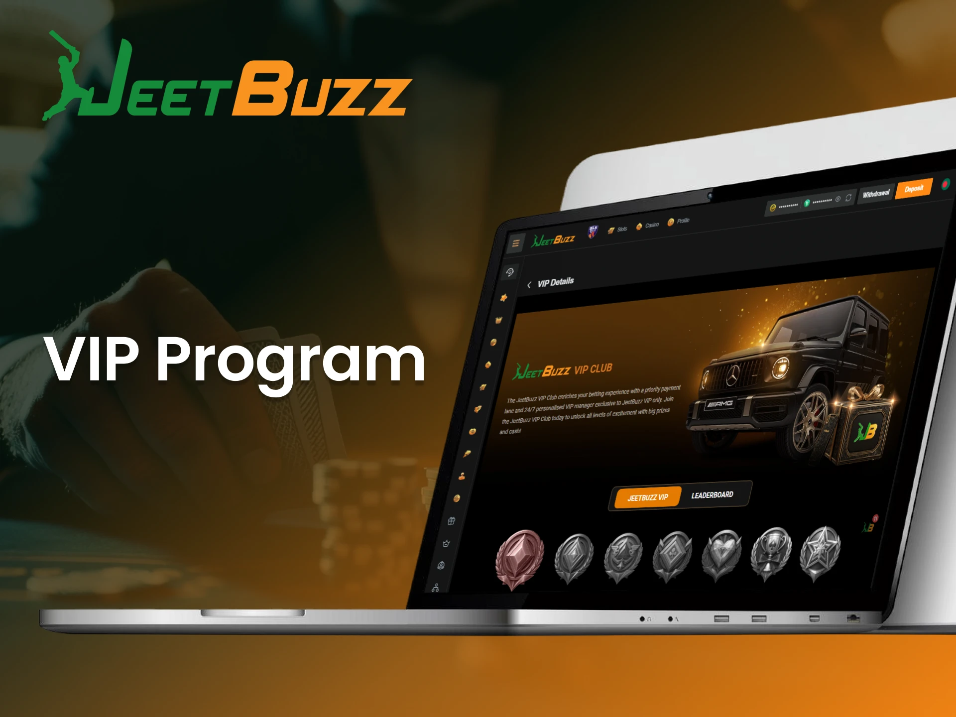Unlock exclusive rewards and offers through the JeetBuzz VIP program.
