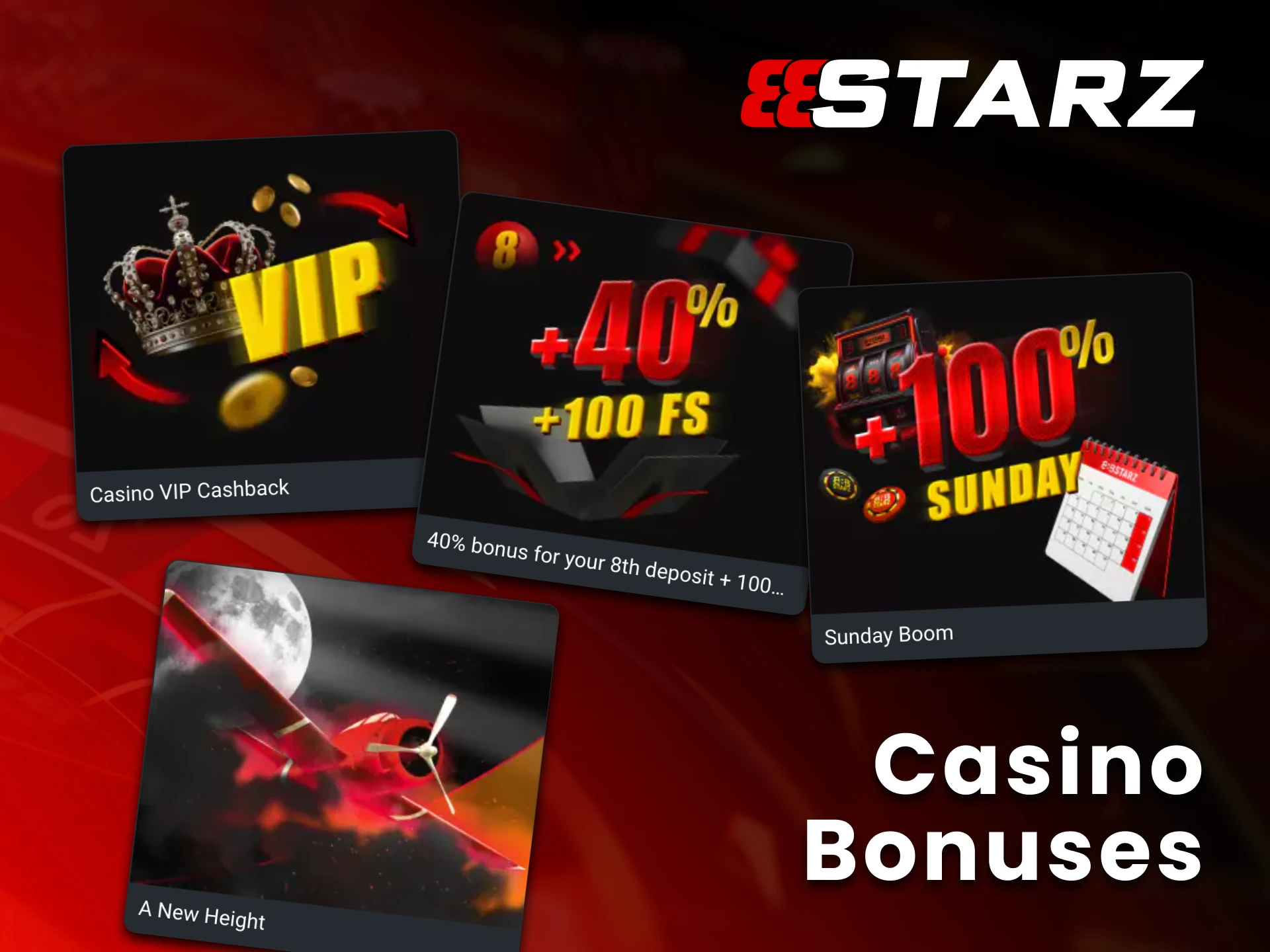 Increase your balance in 888Starz casino games.