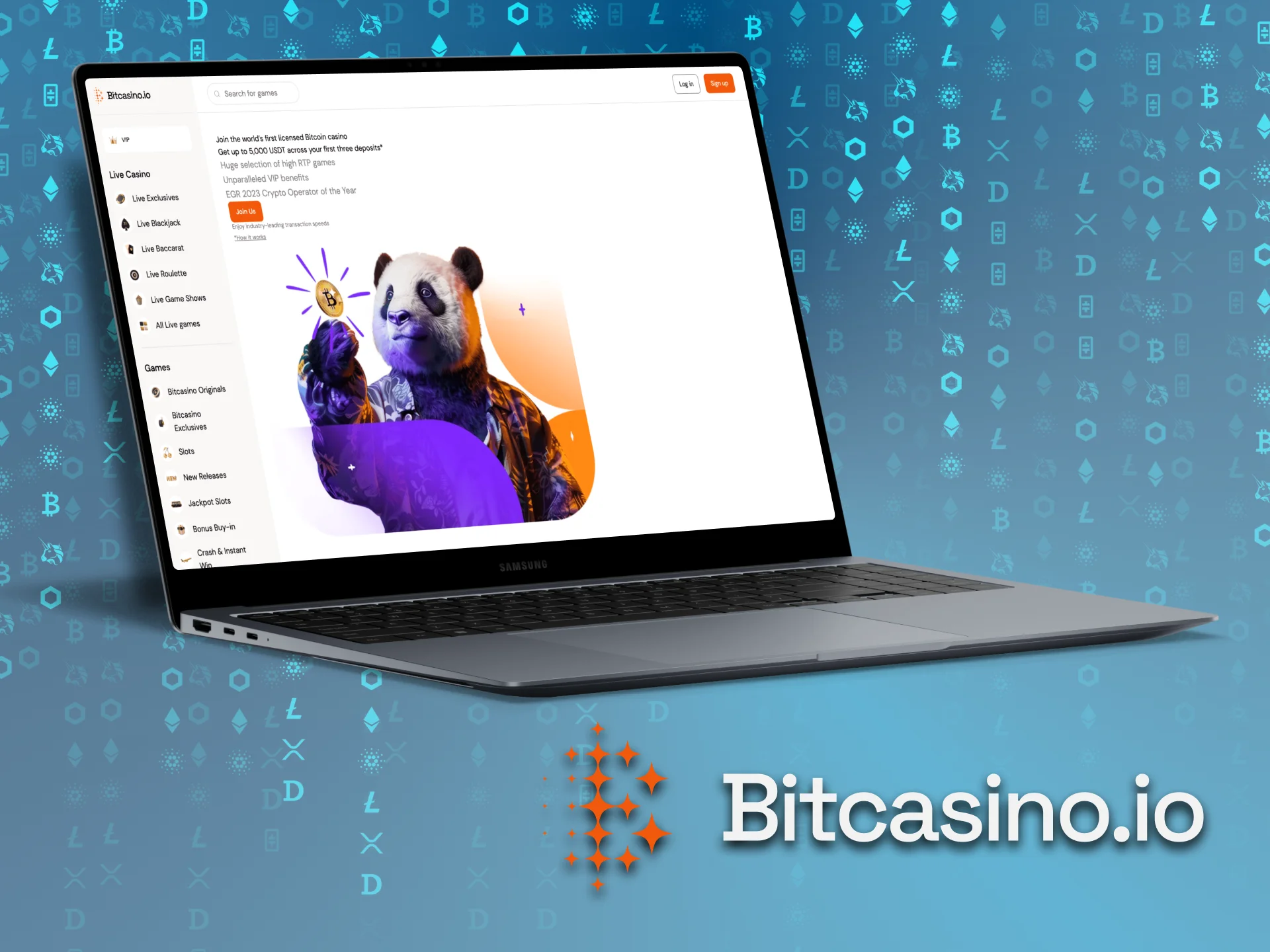 Bitcasino is a leading name in the crypto casinos list.